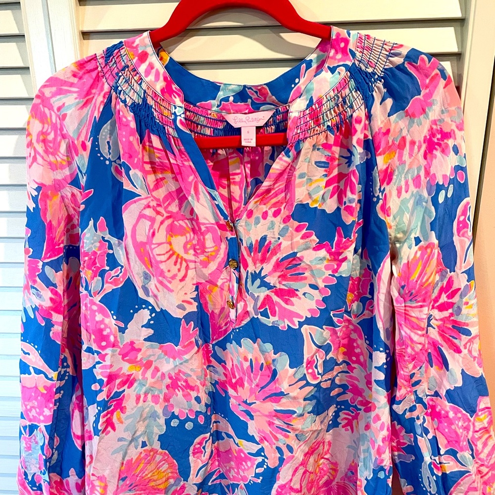 Lilly Pulitzer, Size Small, 100% silk
